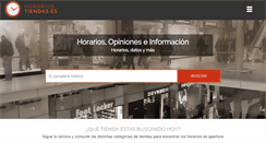 Desktop Screenshot of horarios-tiendas.es